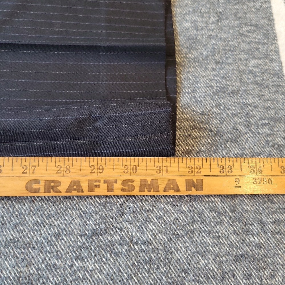 Corneliani Suit Men's 42R Wool 3 Piece Pinstripes Black Pants 35x31 Vest (52 EU) - Picture 14 of 15